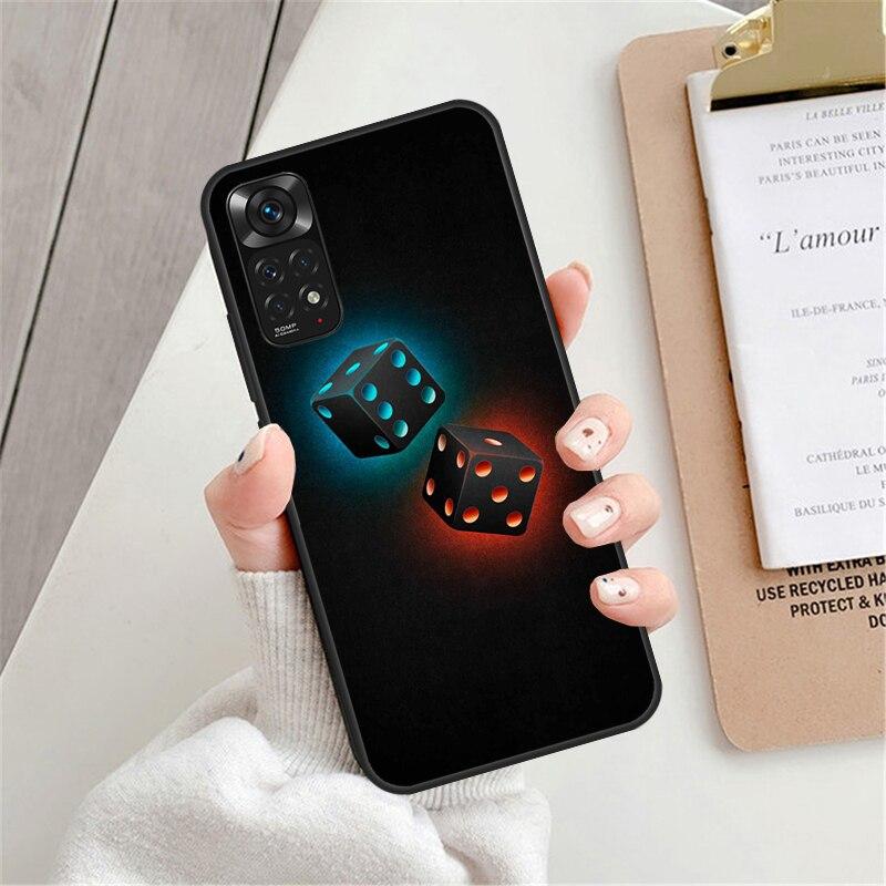 Arte dei Dadi Per Custodia Redmi Note 11 Pro Per Redmi Note 8 9 10 Pro 11S 10S 9S 8T 9A 10A 10C Custodia per Telefono