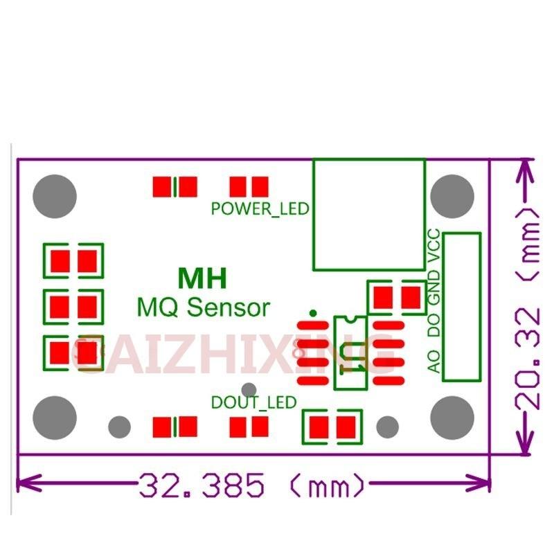 Detection Smoke methane liquefied Gas Sensor Module MQ-2 MQ-3 MQ-4 MQ-5 MQ-6 MQ-7 MQ-8 MQ-9 MQ-135 for Arduino Starter DIY Kit
