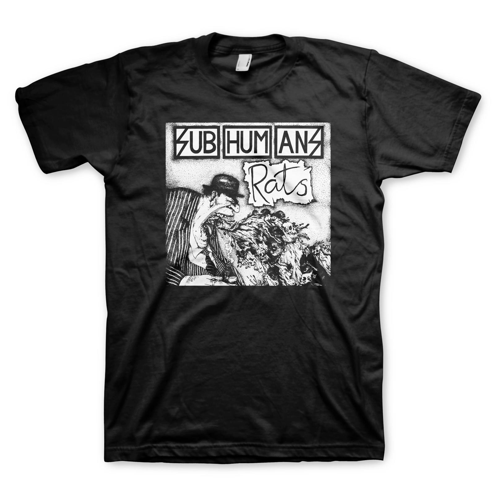 Subhumans Rats T-Shirt Mens Womens Tees Top L