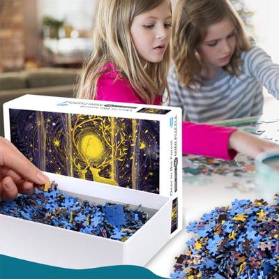 1000 dílků Hluboký les Los Papírové puzzle Krajina pro dospělé Děti Vzdělávací hra Hračky