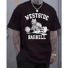Herren T-Shirt mit 3D-Muster Kurzarm-T-Shirt 3D-bedrucktes Rundhals-Shirt Retro Retro Lässig Streetwear