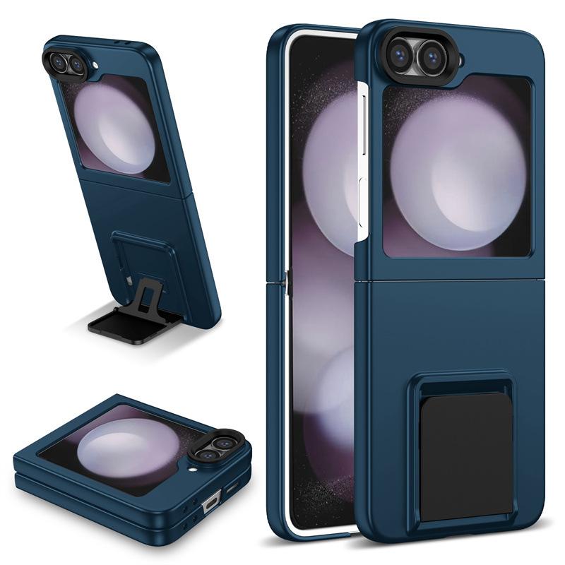 Applicable To Samsung Z FliP7 Folding Phone Case Three-dimensional Bracket Galaxy ZFliP6 All-inclusive Anti-drop Protective Case