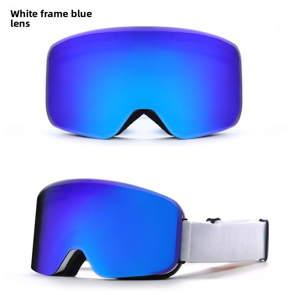 Comprehensive REVO True Film Ski Glasses Double-layer Anti-fog and Anti-snow Blindness Goggles Snow Goggles Card Myopia/HX16