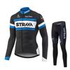 Men Women Cycling Jersey Pants Set Long Sleeve Breathable Riding Outfit Road Mountain Bike Use