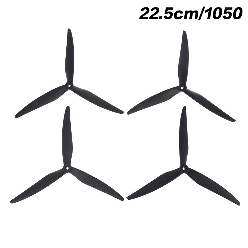 3-Blade Propellers Low Noise Quick Release Long Lifespan Props for Daily Drone Flight Spare Accessories