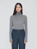 REMPLACEMENT Finger Hole Turtle Neck - Gray