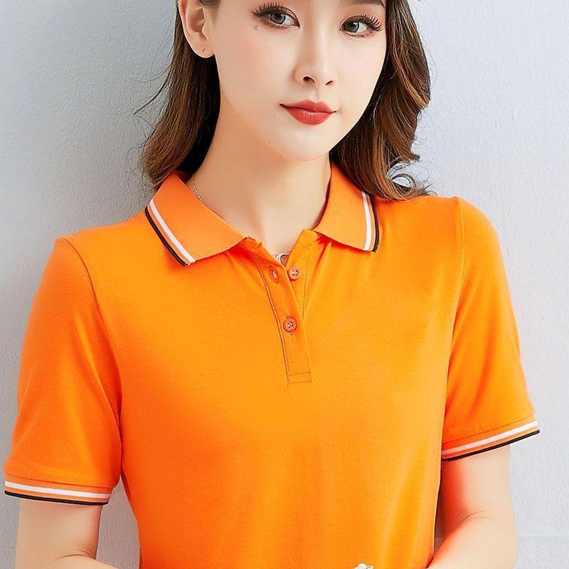 

Рубашка поло с короткими рукавами, напечатанные фотографии, повседневная спортивная футболка для женщин, лето 5XL