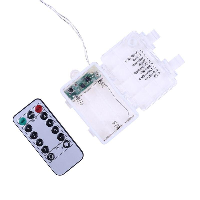 8 Lägen 20 Lampor Med Fjärrkontroll Körsbärsblom Dekorativ Ljusslinga Rum Plommonblom Dekorativ Ljusslinga (utan batteri)