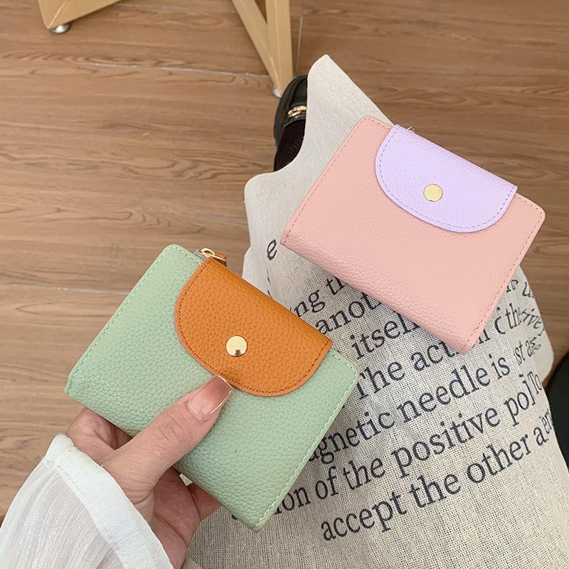 2025 New Women's Wallet Women's High-end Short Ins Women's Wallet Change Card Bag Wallet Multi-function