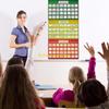 W89C Hanging Storage Pocket Chart for Classroom Wall Decor Detachable Pocket Chart