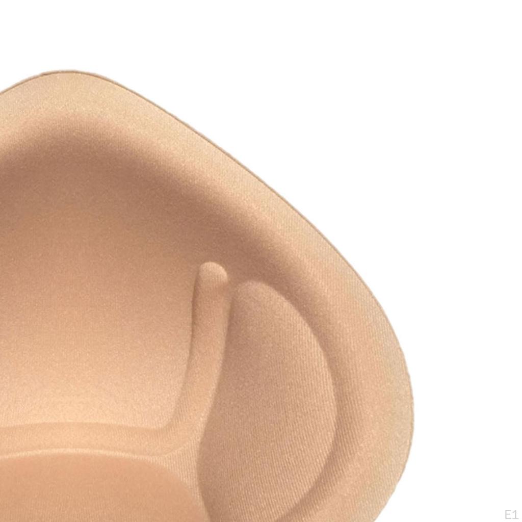 1 Pair Bra Pads Inserts Breathable Reusable for Women Soft Breast Enhancers