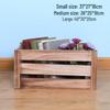 Cassa di Stoccaggio in Legno Vintage Usurata: Espositore Decorativo per Oggetti Vari e Scatola Cornice per Matrimonio