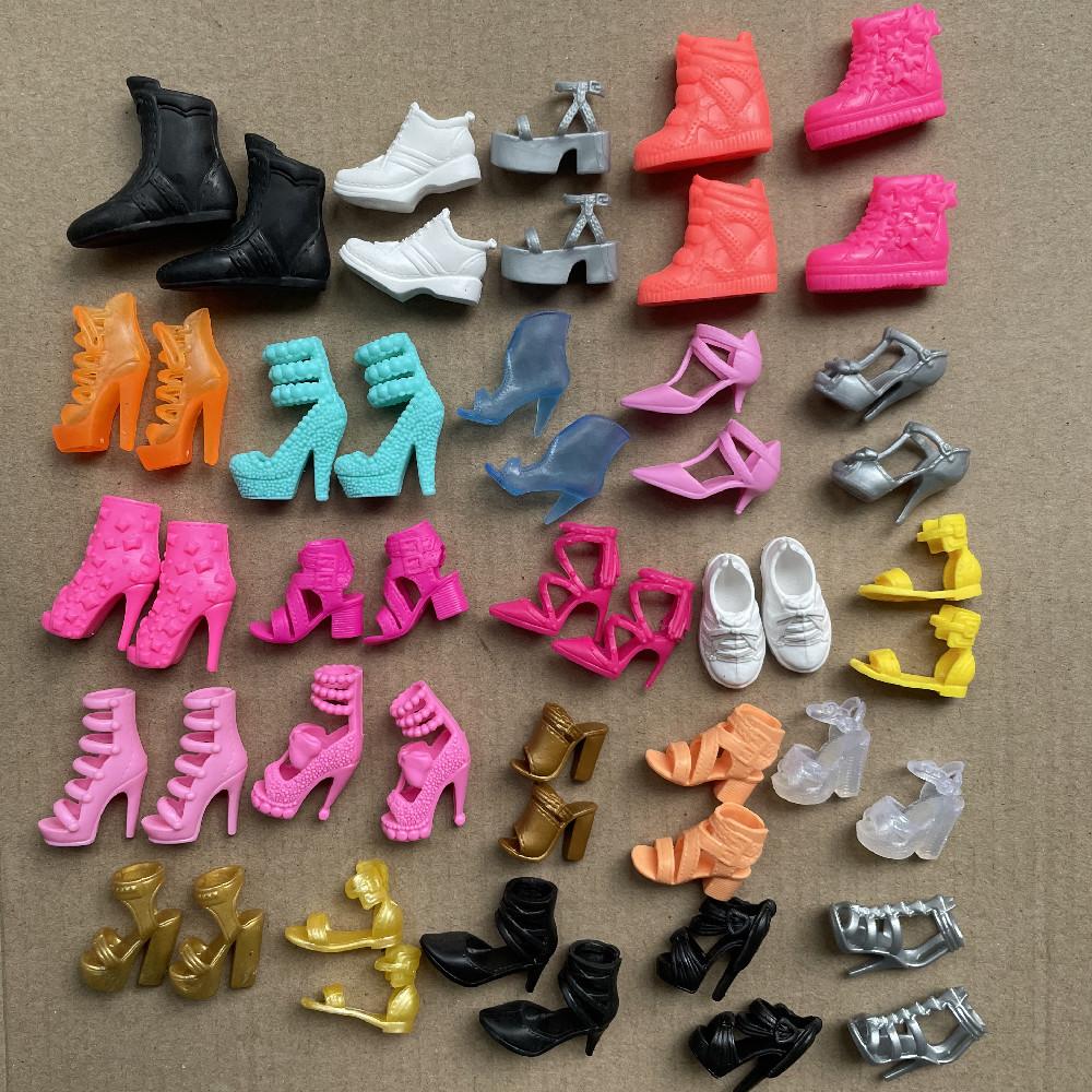 Original Princess Doll Shoes for 1/6 Dolls Fashion Female Doll High-heels Casual Shoes Slippers Dolls Accessories Docors