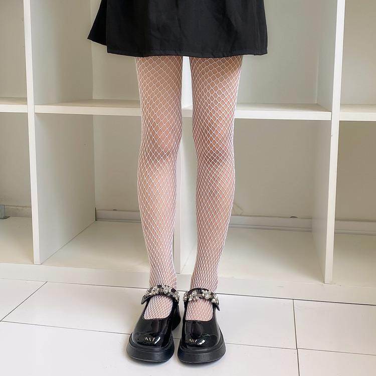 Girls Fishing Net Socks Summer Large, Medium and Small Mesh Socks Women's Small Pantyhose Bottom Net Socks