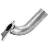 57mm Turbo Exhaust Downpipe Dump Pipe with Gasket 5 Bolt Flange Stainless Steel Turbo Dump Pipe Replacement for T3 T4