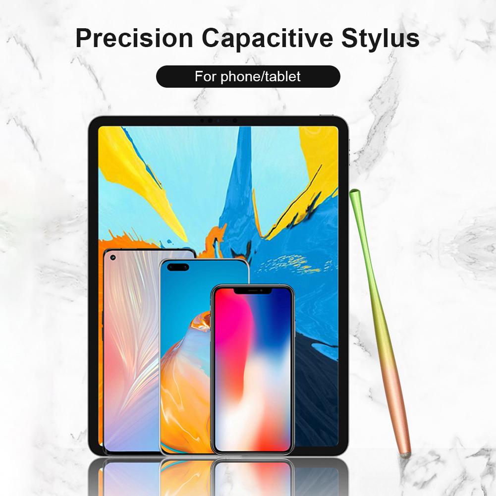 Slim Waist Gradient Stylus Fiber Tip Touch Screens Devices Stylus Pen Compatible for Touch Screen Tablets for Capacitive