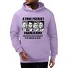 Men's Fashionable Casual Long-sleeved Printed Hooded Sweater Top