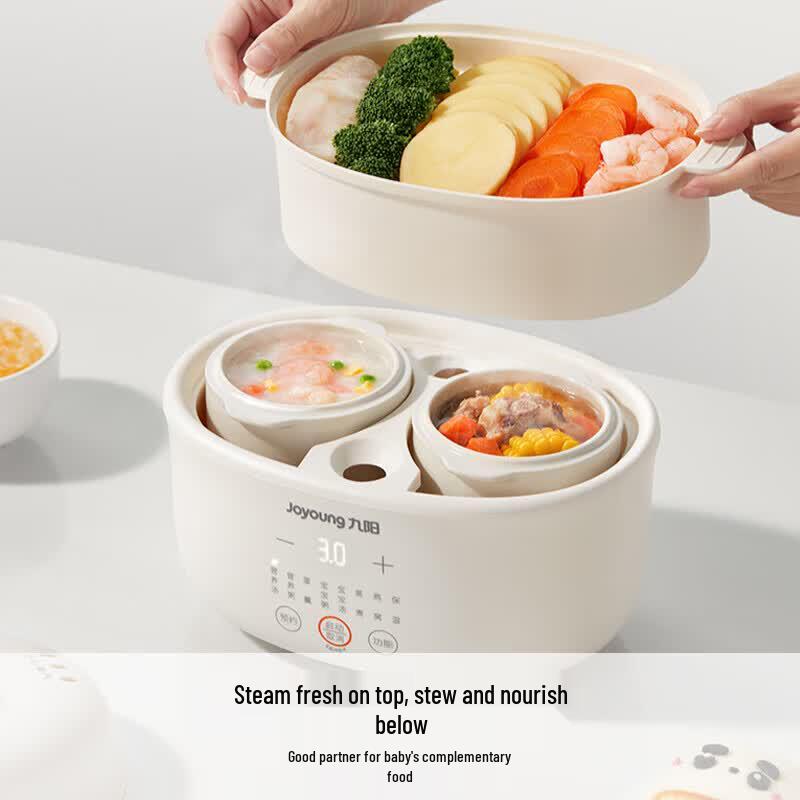 Joyoung GD189 1L Ceramic Double-Boiler Electric Stew Pot CN plug (adapter included)