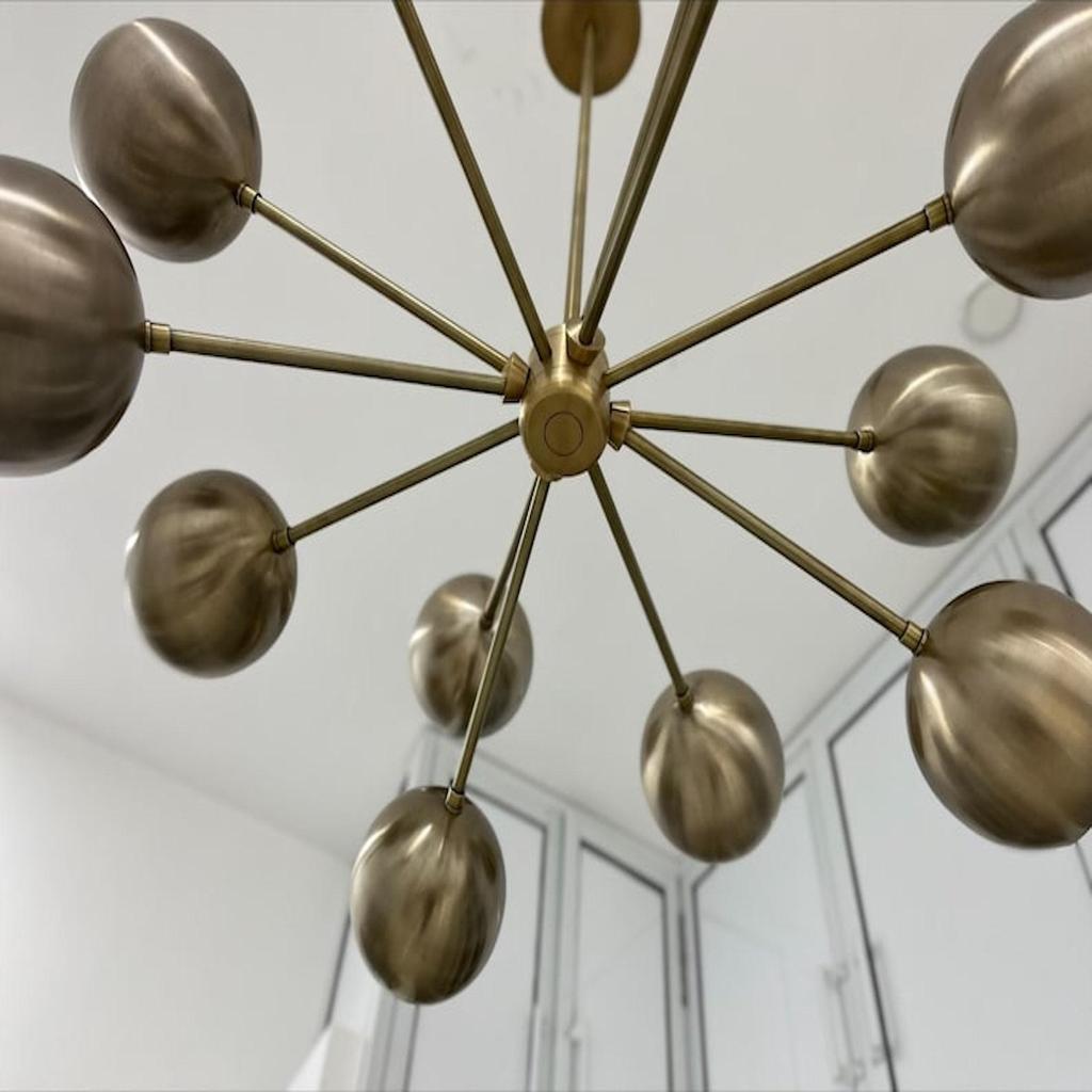 Chandelier Mid Century 12 Arms Sputnik Chandelier Modern Light Fixture Stilnova Style Ceiling Light Fixture For Dinning Décor