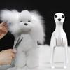 Cachorro de pelúcia modelo cabelo macio prática corte bicho de pelúcia profissional cabelo falso petshop produtos para cães modelo acessórios