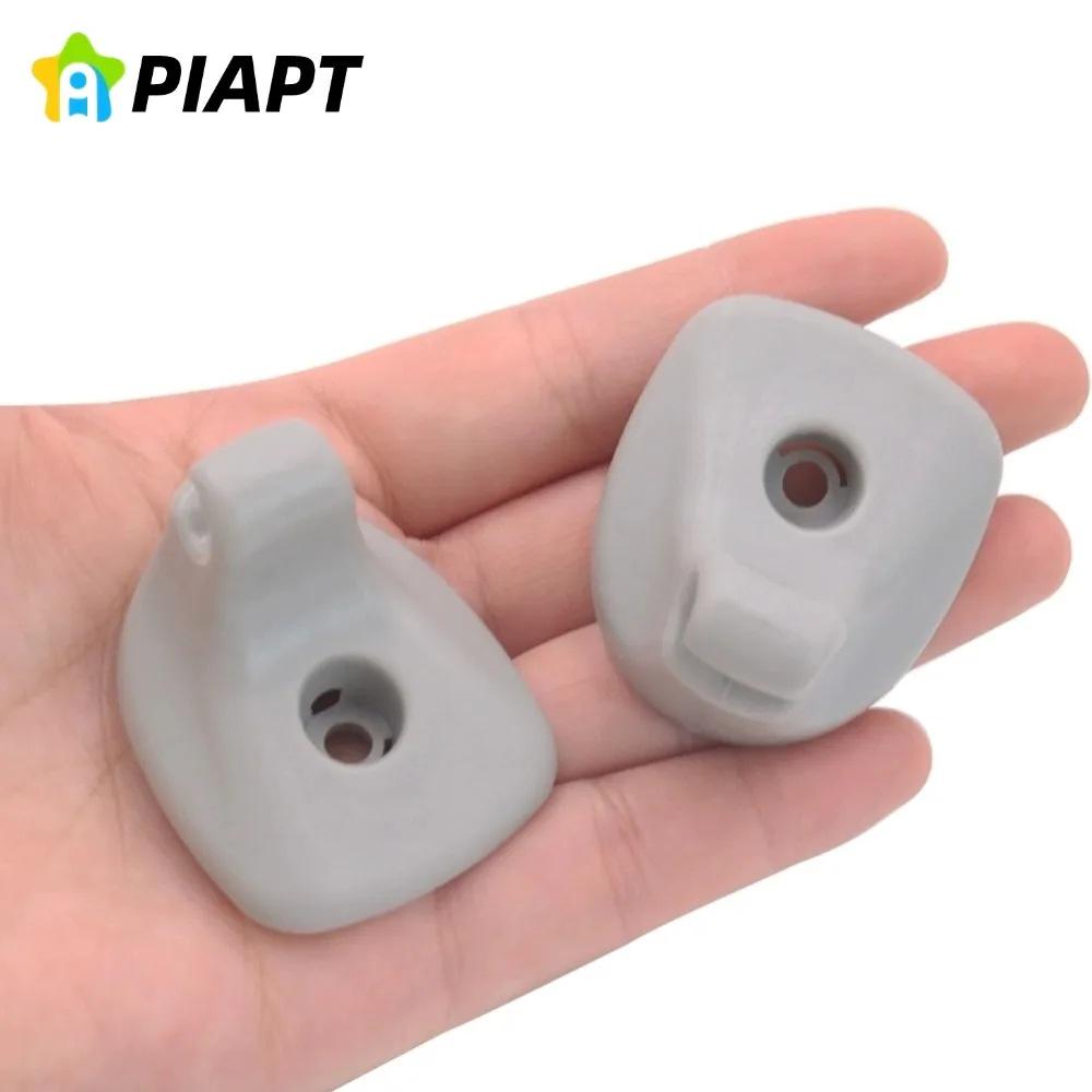 2-Pack Gray/Black/Beige Sun Visor Clips for Dodge Avenger (OE# 1GW25DW1AA)