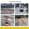 Residential Road Rubber Speed Bump Intersection Strip for Shock Absorption and Speed Reduction