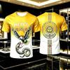 Mexico Aztec Parent-child OutfitKids T-shirts Style Summer Fashion Print Casual Women Short Sleeve Men's Sports Tee Shirt