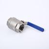 Two-Piece 201/304 Stainless Steel Ball Valve, Internal Thread, Water Switch Valve, 4-6 Points DN15
