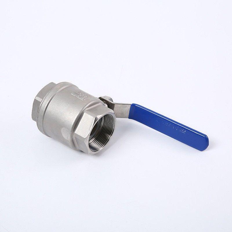 Two-Piece 201/304 Stainless Steel Ball Valve, Internal Thread, Water Switch Valve, 4-6 Points DN15