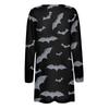 Women's Fashion Casual Comfortable Halloween Printed Mid-Length Cardigan With Pockets Jacket