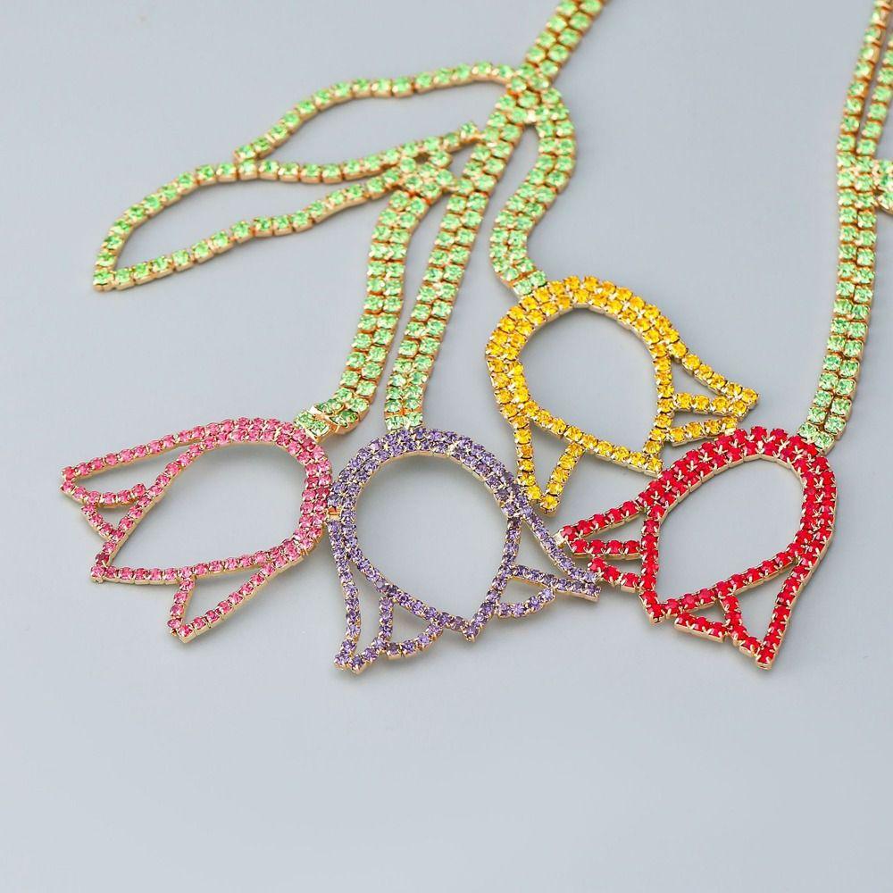 Rhinestone Daisy Necklace Zinc Zinc Alloy Women Dangle Earrings Bright Korean Style Ring  Party