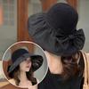 Women's Foldable Wide Brim Sun Hat with UV Protection and Face Covering