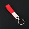 1Pc Keychain Personalized Metal Leather Key Ring Car Accessories Gift