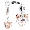 Newcopper   Mickey Mom Minnie Clip Stitch Charms Bead Fit Original Bracelets Charm Diy Women Jewelry