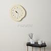 Cream Style High-end Creative Simple Wall Clock with Black Scale Decoration and Ultra Quiet Home Decoration Clock