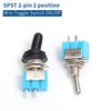 Mini Toggle Switch Waterproof Cap MT S101 SPST 2 Pin ON OFF Position Switch Marine Boat Car Truck Dash Modification Part Control