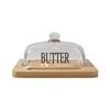 Nordic Style Glass-Covered Butter Dish & Cheesecake Dessert Box