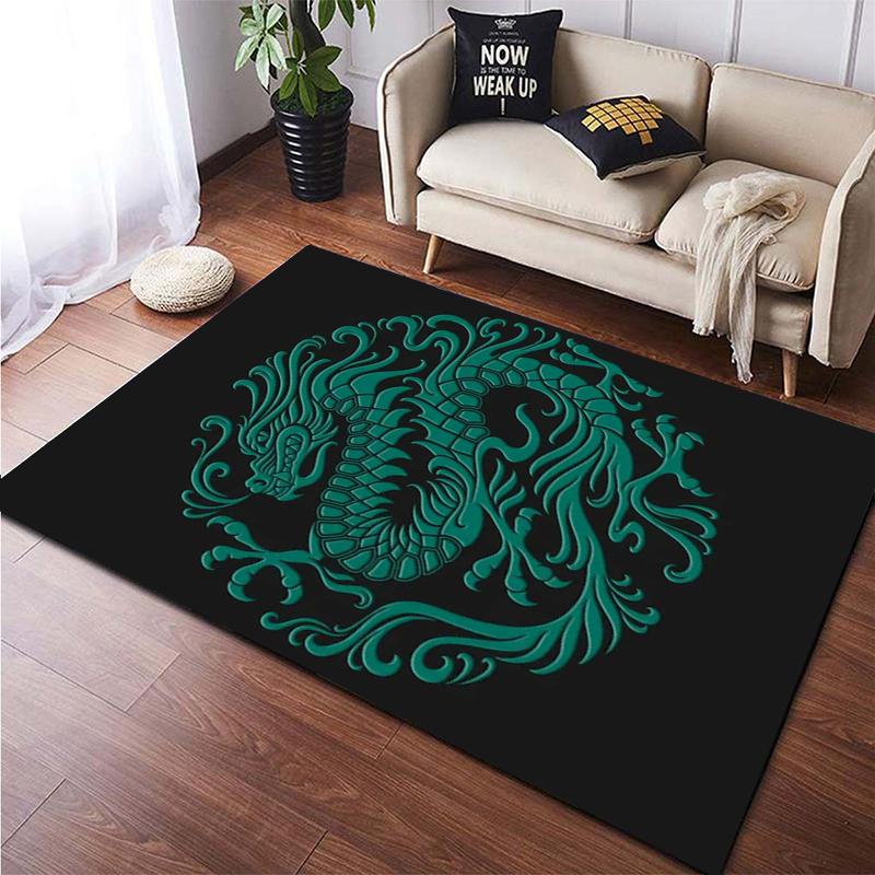 Chinese Dragon Art Printed Carpet for Living Room Large Area Rug Soft Mat E-sports Chair Carpets Alfombra Gifts Dropshopping