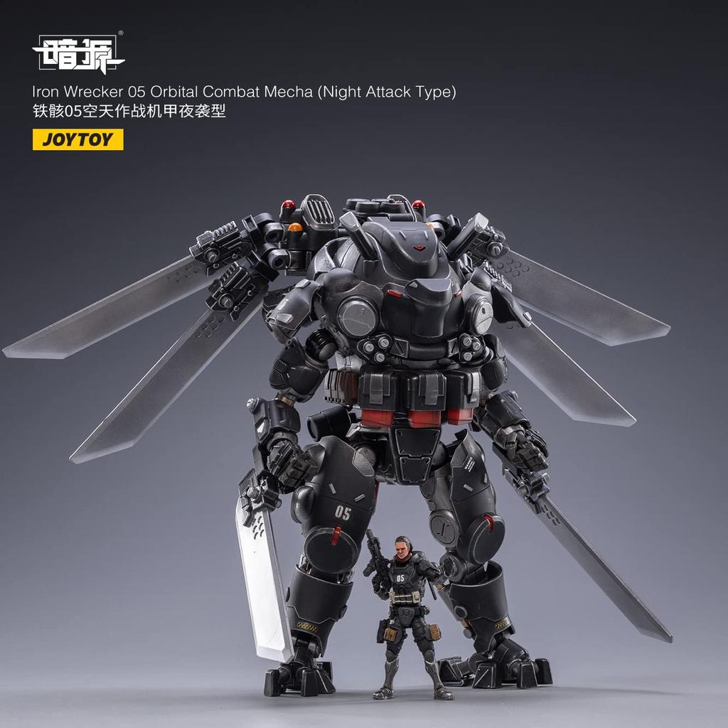 JOYTOY Iron Wrecker 05 Orbital Combat Mecha Attack Scale PVC ABS Painted Movable Figure [Night Type] 1/25 &