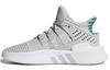 Originals Eqt Bask Adv J Cushioning Abrasion Resistant Balance Mid Top Kids Lifestyle Shoes Gray Green Teenagers CQ2362