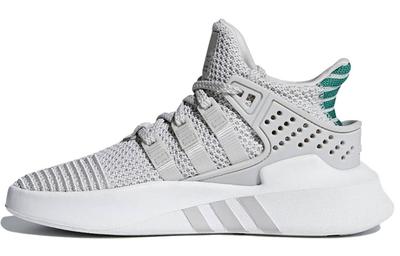 Originals Eqt Bask Adv J Demping Slijtvast Balans Middelhoge Kinder Lifestyle Schoenen Grijs Groen Tieners CQ2362