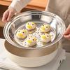 Large Hole Kitchen Steam Tray Stackable Food Steaming Rack Convenient Steaming Holder  Corn