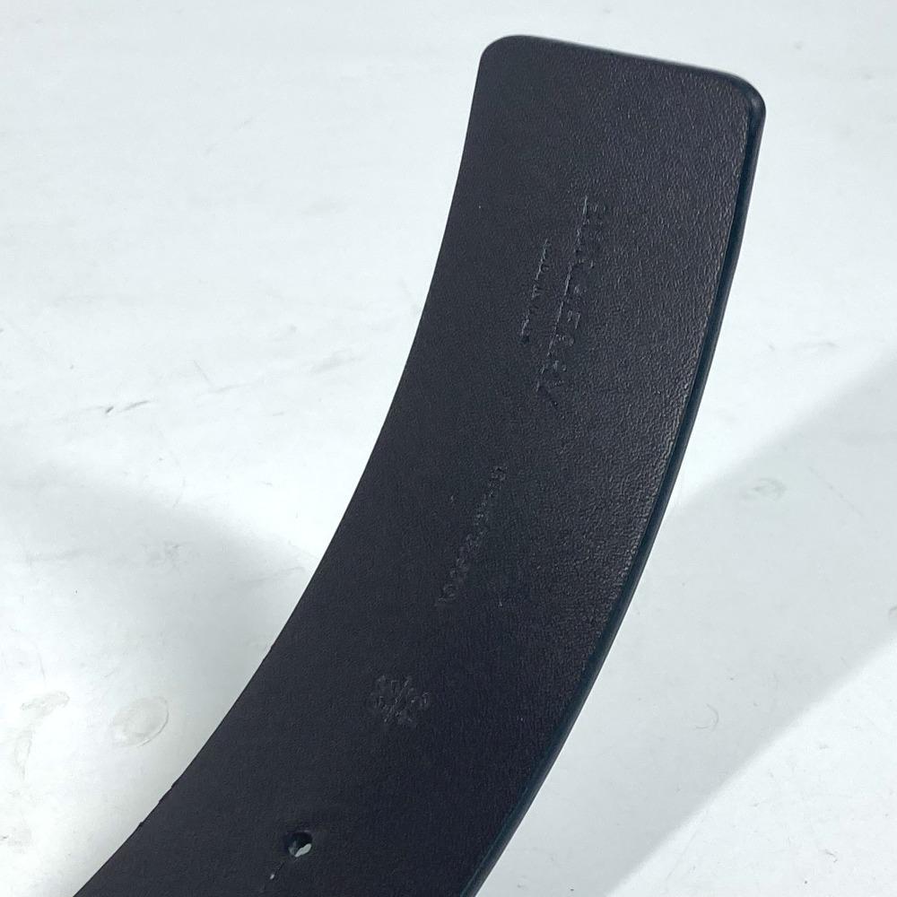 BURBERRY TB logo  belt Leather Black/SilverHardware