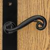 PRESTON door handle with key plate 72mm