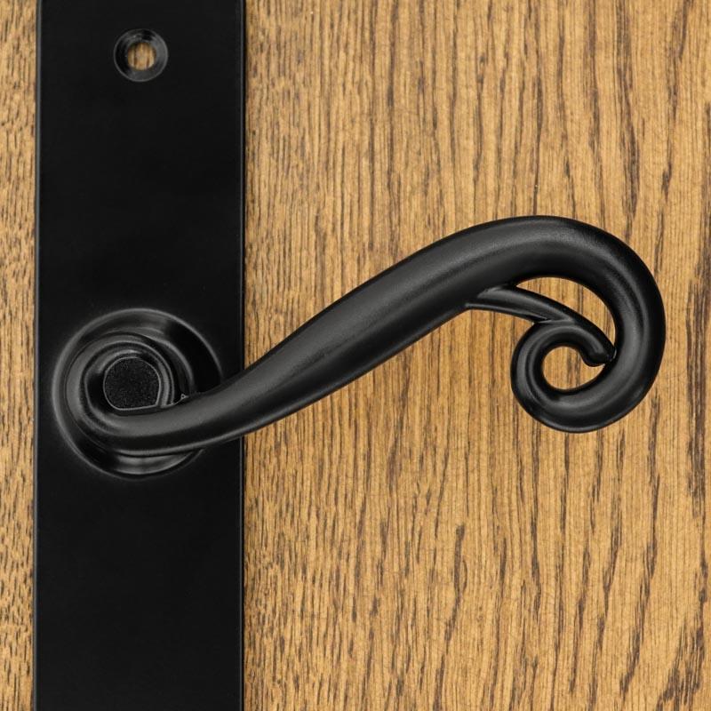 PRESTON door handle with key plate 72mm