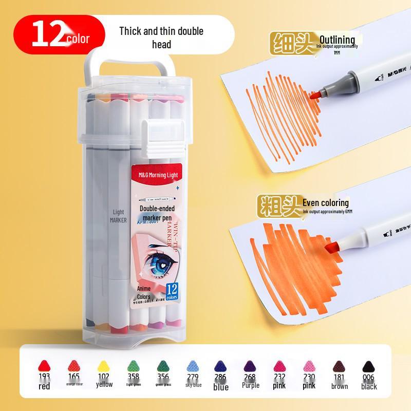 

Anime Series Triangular Barrel Marker Pen - Odorless, Non-Bleeding Ink Anime Series Marker Pen