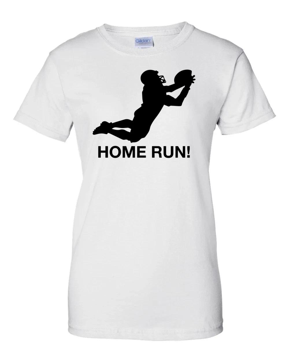 

Ladies Home Run Funny Football Shirt Women s S