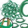 Plant Fasteners Spiral Clips Green Spirals 50 Pieces 30mm