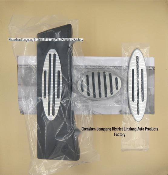 Compatible with BMW MINI Original Style Stainless Steel Non-Slip Throttle Brake Clutch Pedal Cover.