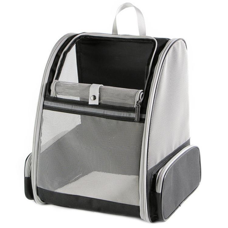 Bolsa Transportín para Gatos Mochila de Viaje para Exteriores para Gatos Perros Pequeños Bolsa Transportadora para Gatos Transpirable Adecuada para Gatos de Hasta 6 kg